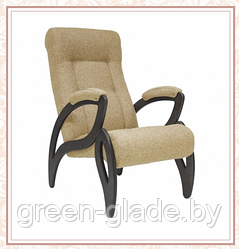 Кресло для отдыха модель 51 каркас Венге ткань Мальта-03