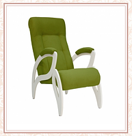 Кресло для отдыха модель 51 каркас Дуб шампань ткань Verona Apple Green
