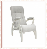 Кресло для отдыха модель 51 каркас Дуб шампань ткань Verona Light Grey