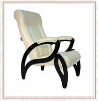 Кресло для отдыха модель 51 каркас Венге экокожа Орегон перламутр-106