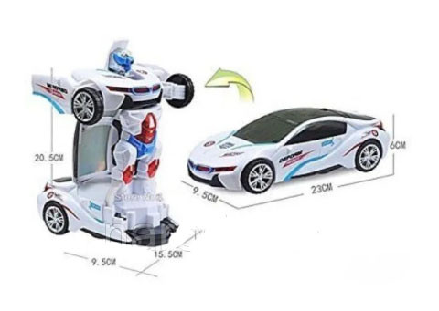Машинка-трансформер Робот BMW интерактивная на батарейках C-1 - фото 3 - id-p113129225