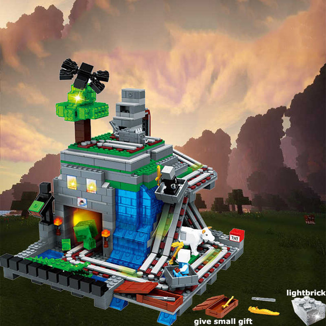 Конструктор JLB 3D84 Minecraft Шахта (аналог Lego Minecraft) 1117 деталей - фото 3 - id-p113129296