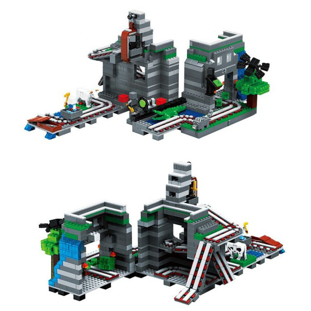 Конструктор JLB 3D84 Minecraft Шахта (аналог Lego Minecraft) 1117 деталей - фото 6 - id-p113129296