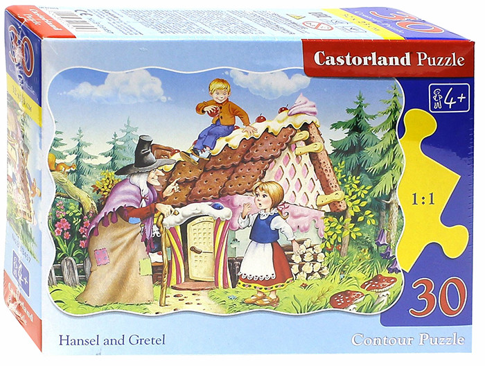 Пряничный Домик. Пазл Castorland 30 элементов