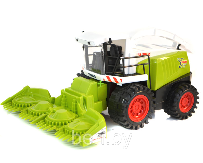 0488-290 Комбайн детский инерционный "Farm Tractor", пластик, 3+ - фото 4 - id-p113131823
