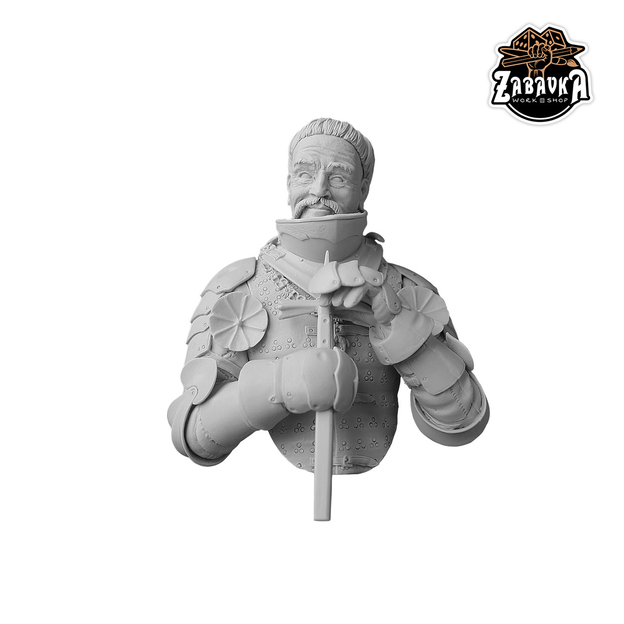 Нежный рыцарь (Бюст) / The Gentle Knight (1/9) Коллекционная миниатюра Zabavka - фото 3 - id-p98344092
