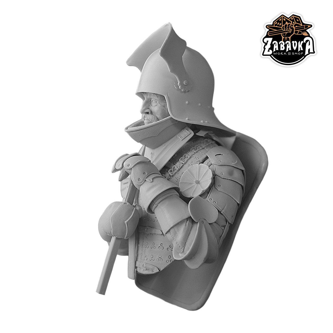 Нежный рыцарь (Бюст) / The Gentle Knight (1/9) Коллекционная миниатюра Zabavka - фото 10 - id-p98344092