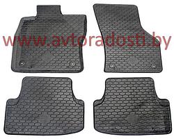 Коврики резиновые Volkswagen Golf 7 (2012-) / Audi A3 (12-) / Фольксваген Гольф / TPE [P217876](Gumárny Zubří)