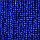 Светодиодная гирлянда ВОДОПАД, размер 3*3м, цвет синий, фото 2