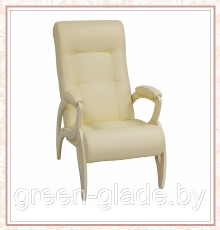 Кресло для отдыха модель 51 каркас Дуб шампань экокожа Дунди-112