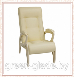 Кресло для отдыха модель 51 каркас Дуб шампань экокожа Дунди-112