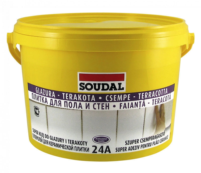 Клей для керамической плитки Soudal 24а Плитка для пола и стен 5 кг