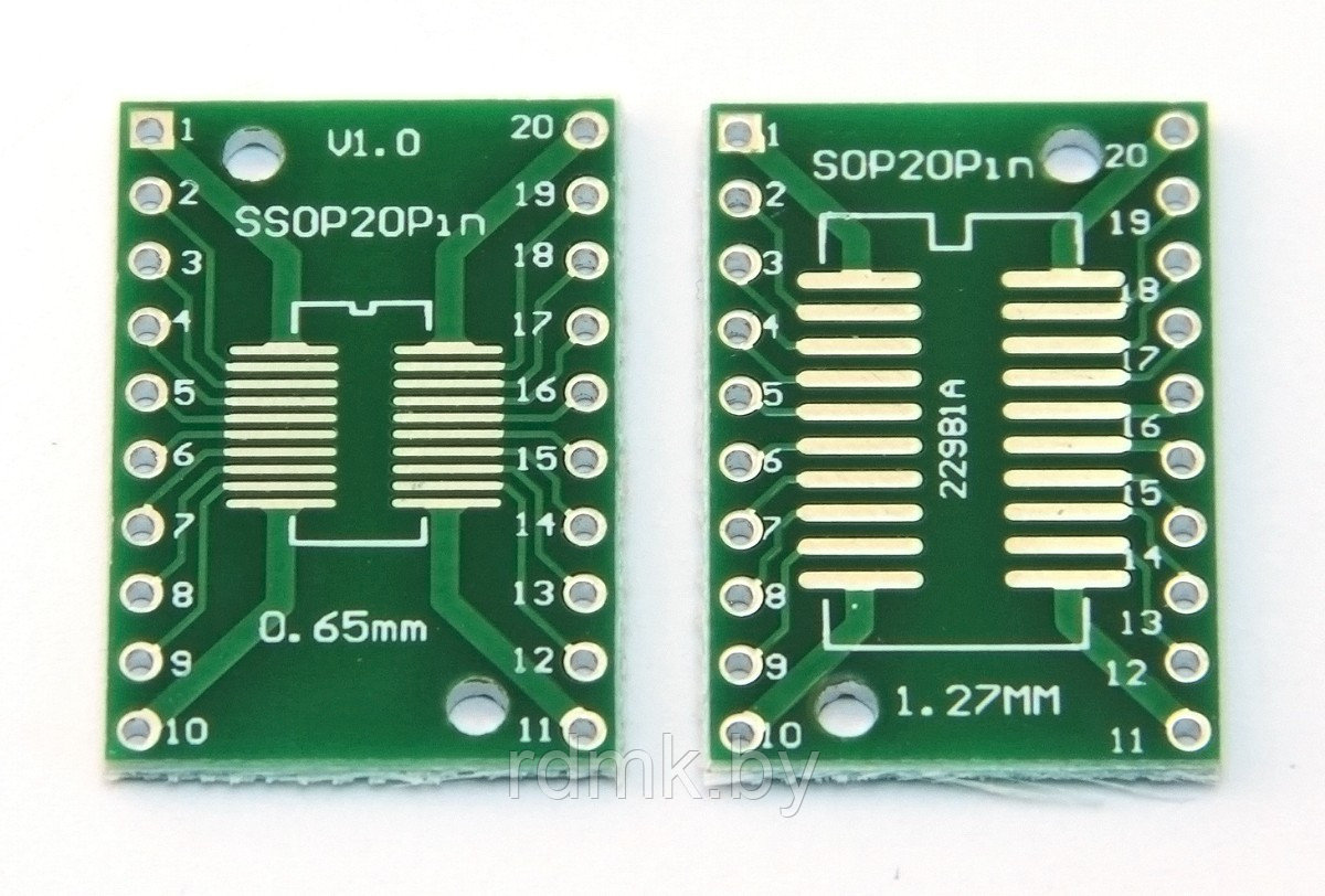 Переходник с SOP20 на DIP20