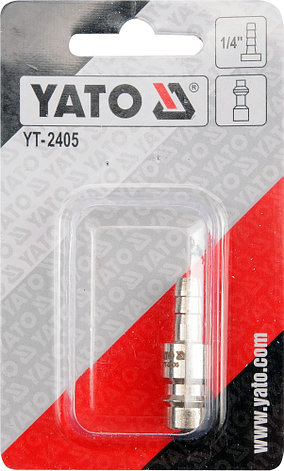 Быстросъёмное соединение "ёлочка"  6.3мм "Yato" YT-2405, фото 2