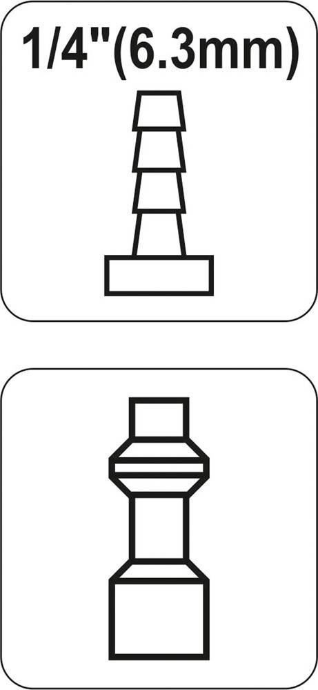 Быстросъёмное соединение "ёлочка" 6.3мм "Yato" YT-2405 - фото 3 - id-p113159992