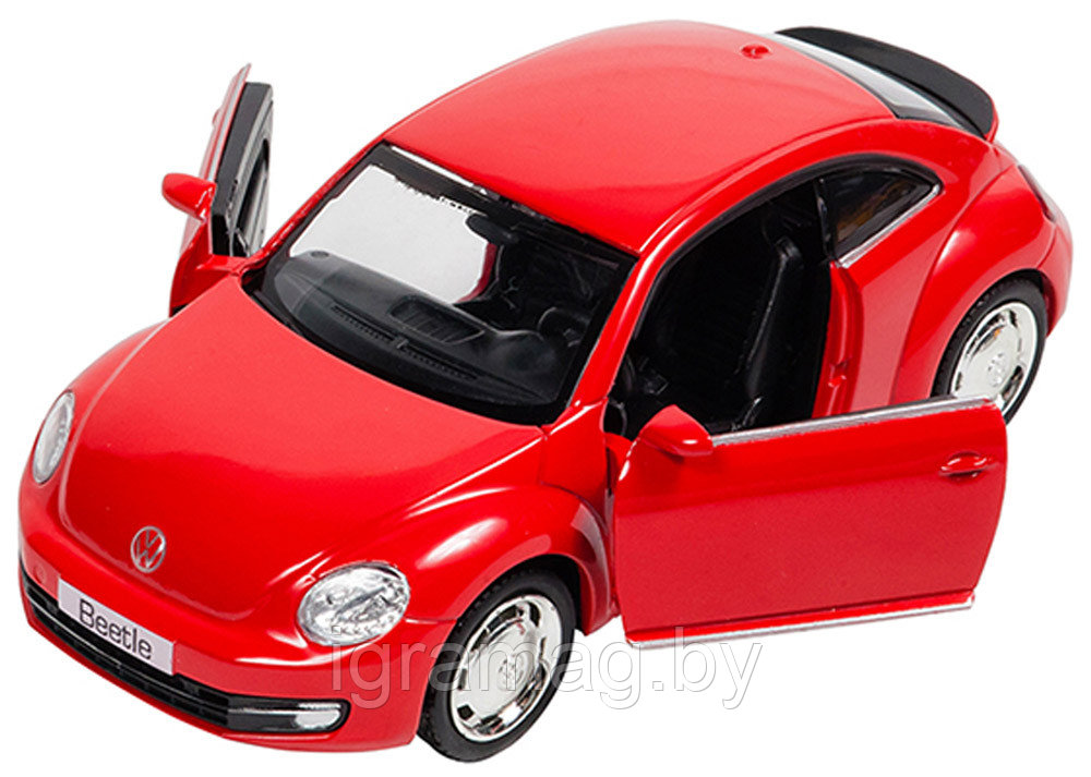 Инерционная коллекционная машинка Volkswagen New Beetle 2012 1:32 - фото 4 - id-p113160071