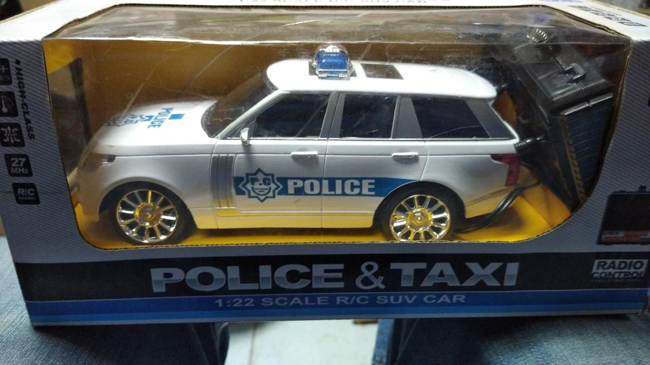 Машина джип полицейский на радиоуправлении, аккумуляторная - фото 1 - id-p7102077