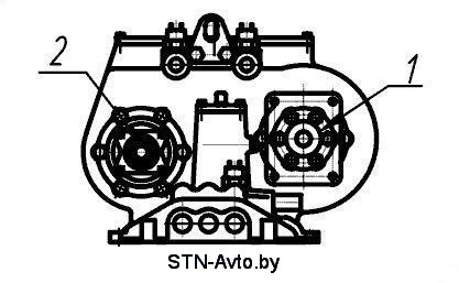 КОМ МП02-4215008-72 Коробка отбора мощности Камаз насос/фланец УАЗ - фото 1 - id-p113165957