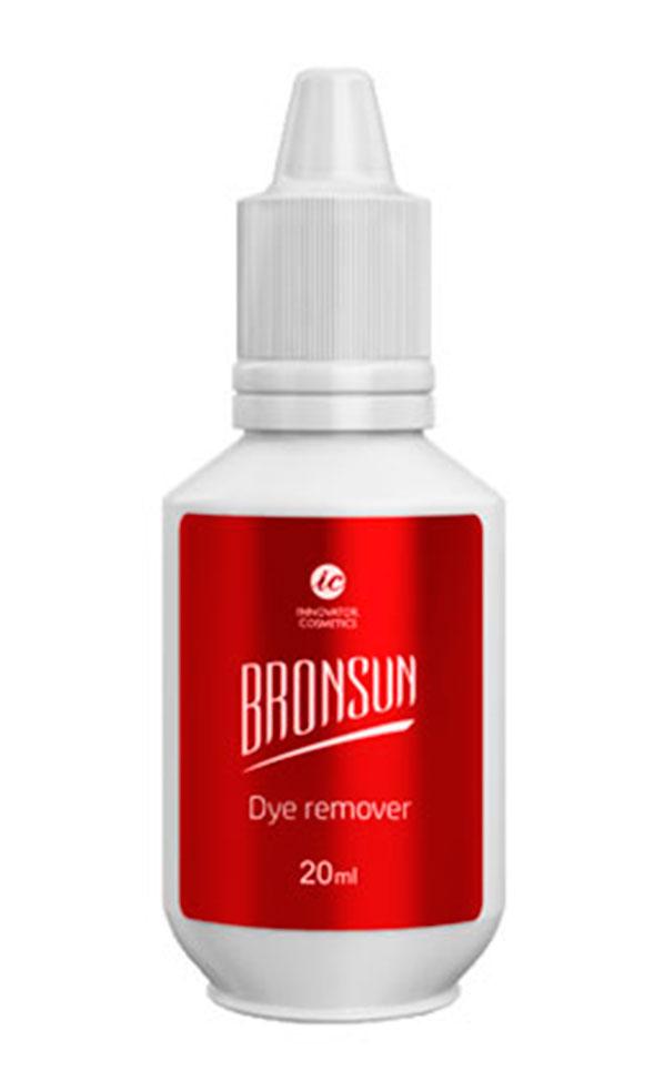 BRONSUN Ремувер для удаления краски с кожи Dye remover, 20мл