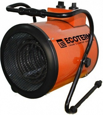 Нагреватель воздуха электр. Ecoterm EHC-09/3B, кубик, 2 ручки, 9 кВт., 380В (9 кВт 3-х фазный) - фото 1 - id-p112877143