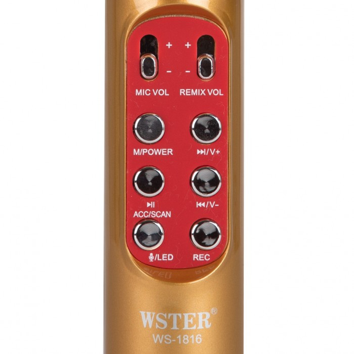 Беспроводной караоке микрофон Wster WS-1816 (оригинал) - фото 6 - id-p113174291