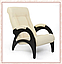 Кресло для отдыха модель 41 каркас Венге экокожа Дунди-112 без лозы, фото 2