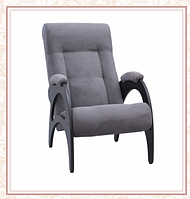 Кресло для отдыха модель 41 каркас Венге ткань Verona Antrazite Grey без лозы