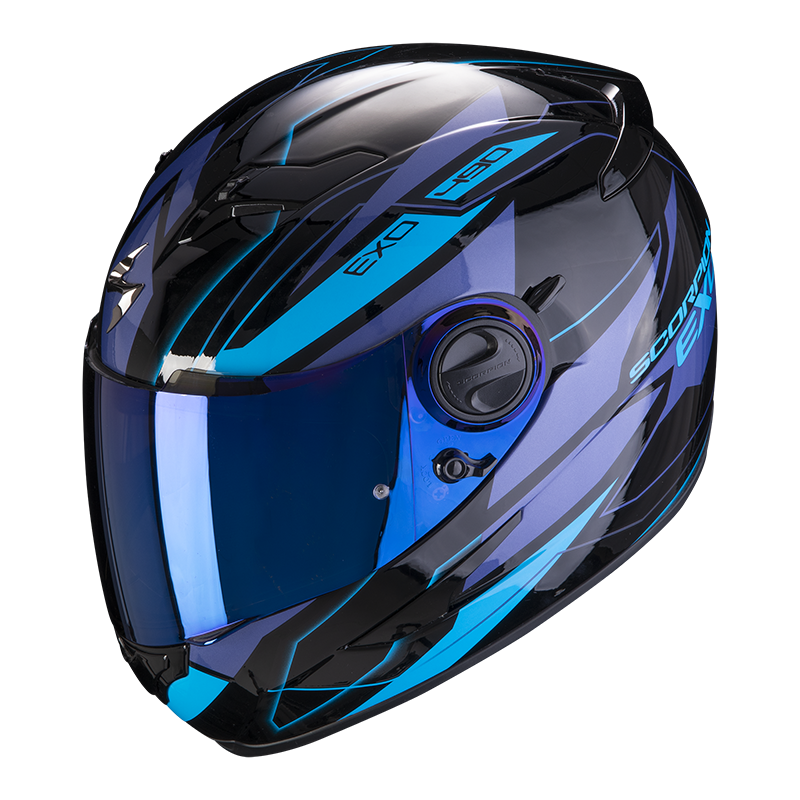 Шлем Scorpion EXO-490 Nova Черно-синий, XS
