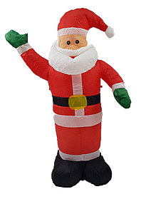 Надувная фигура Дед Мороз с электронасосом (120 см, светится) арт.HS815A-120