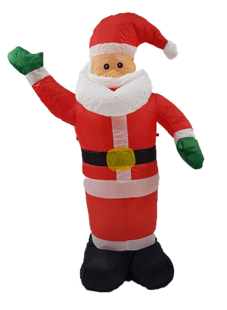 Надувная фигура Дед Мороз с электронасосом (120 см, светится) арт.HS815A-120 - фото 1 - id-p113200367