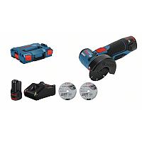 Угловая шлифмашина Bosch GWS 12V-76 Professional 06019F200B (с 2-мя АКБ, 3.0 Ah, кейс)