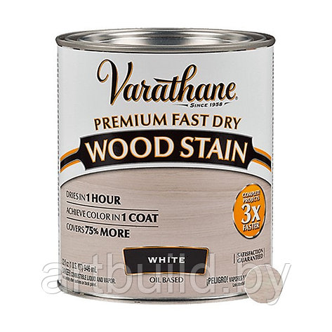 Масло для дерева тонирующее Varathane WoodStain Premium Fast Dry (0.946 л.), фото 2