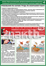 Плакат Охрана труда в организациях здравоохранения Республики Беларусь