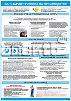 Плакат по охране труда Санитария и гигиена на производстве