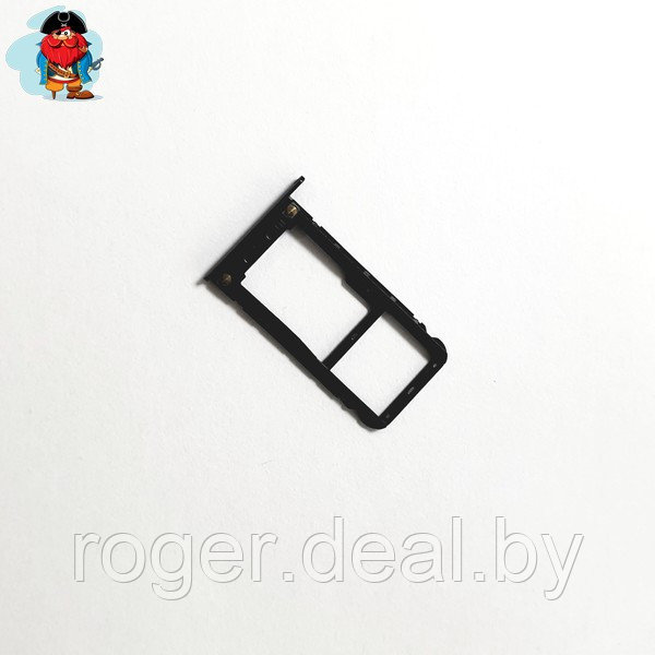 Sim-слот (сим-лоток, Micro SD лоток) для Xiaomi Redmi Note 5, цвет: черный - фото 1 - id-p100262999