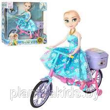 Кукла Эльза на велосипеде (звук) Холодное сердце Frozen, арт. 6594