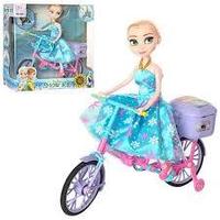 Кукла Эльза на велосипеде (звук) Холодное сердце Frozen, арт. 6594