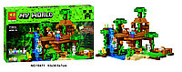 Конструктор Bela 10471 Домик на дереве в джунглях (аналог Lego Майнкрафт, Minecraft 21125), 718 дет