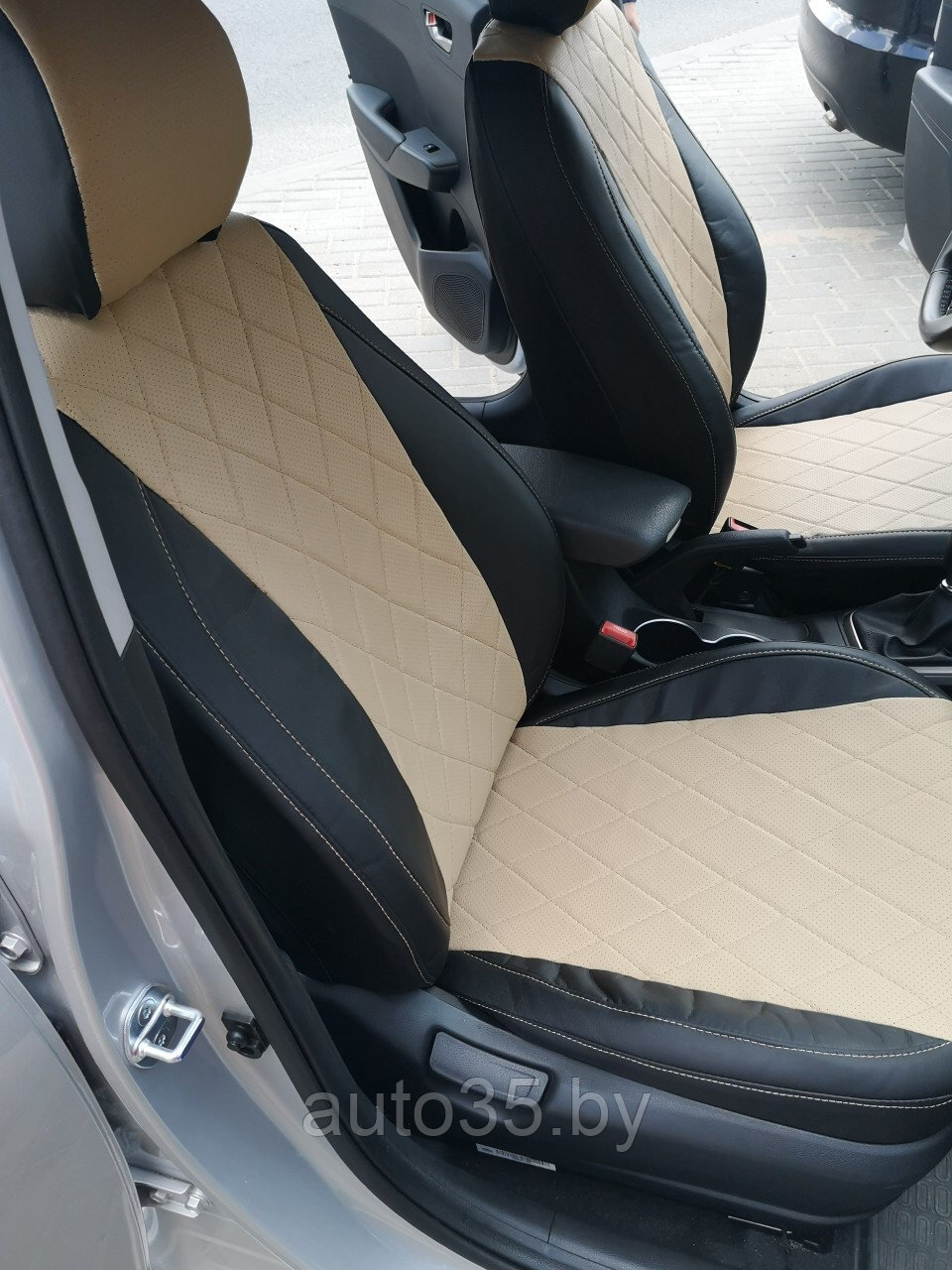 Автомобильные модельные чехлы Hyundai Solaris 2017- - фото 2 - id-p113232495