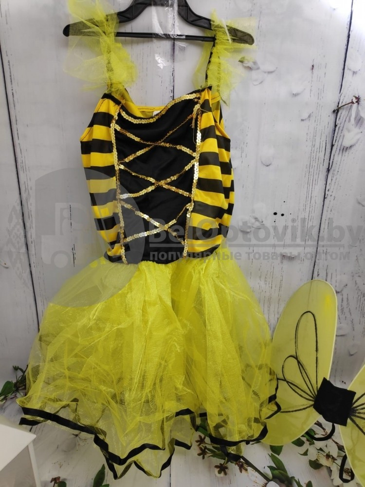 Карнавальный костюм: платье Пчелка, размер XL (130-140 см) - фото 2 - id-p113251499