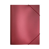 Папка на резинках METALLIC ф. А4, 0,5мм, цвета в ассортименте, арт. IPF311C, цвет красный(работаем с юр лицами
