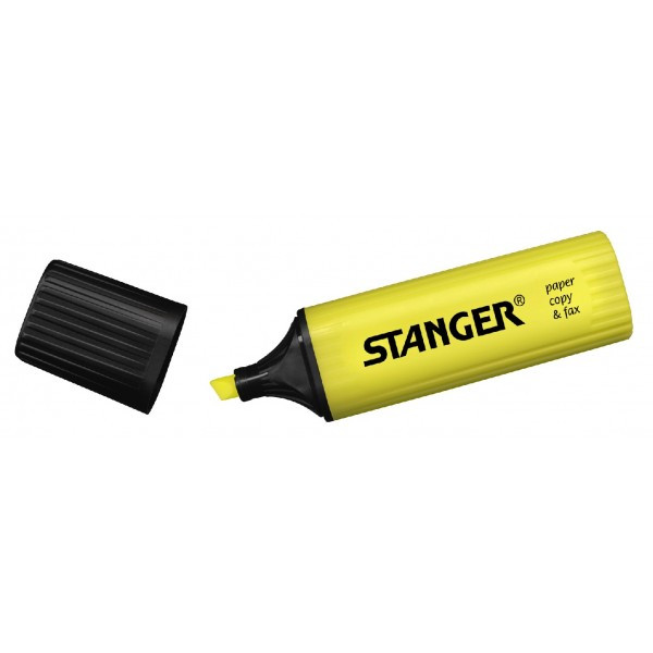 Текстмаркер STANGER, цвет желтый(работаем с юр лицами и ИП) - фото 1 - id-p113243364
