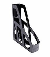 Лоток для бумаг ЛИДЕР, вертикальный, черный, арт. ОФ100(работаем с юр лицами и ИП)