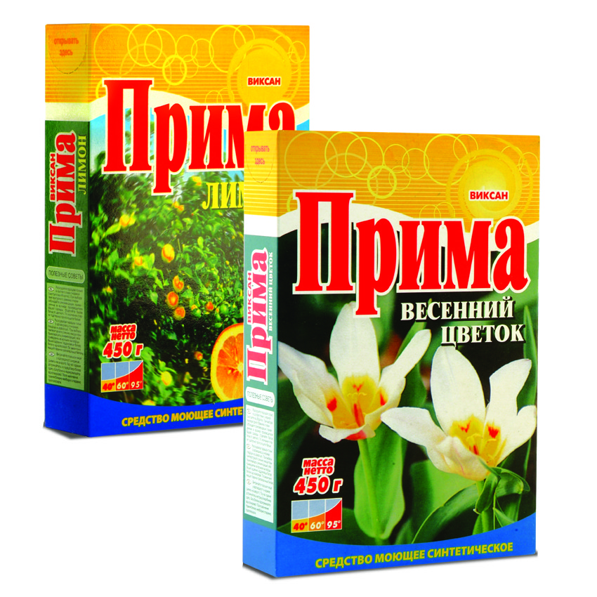 Порошок стиральный СМС "Виксан-Прима" Весенний цветок, для ручной стирки, 400гр.(работаем с юр лицами и ИП)