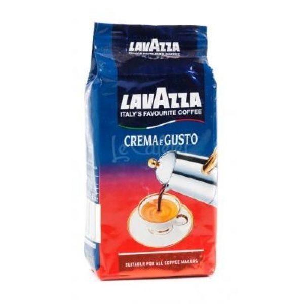 Кофе молотый Lavazza Crema e Gusto, 250г, вакуумная упаковка(работаем с юр лицами и ИП) - фото 1 - id-p113243583