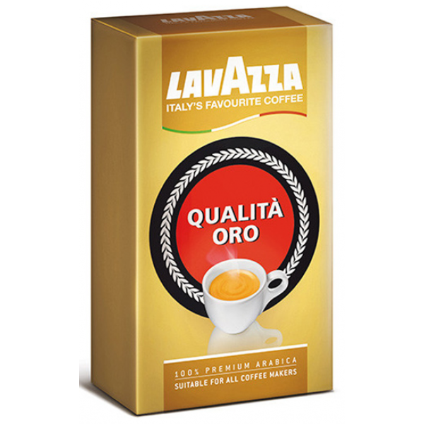 Кофе молотый Lavazza Qualita Oro, 250г., вакуумная упаковка(работаем с юр лицами и ИП)