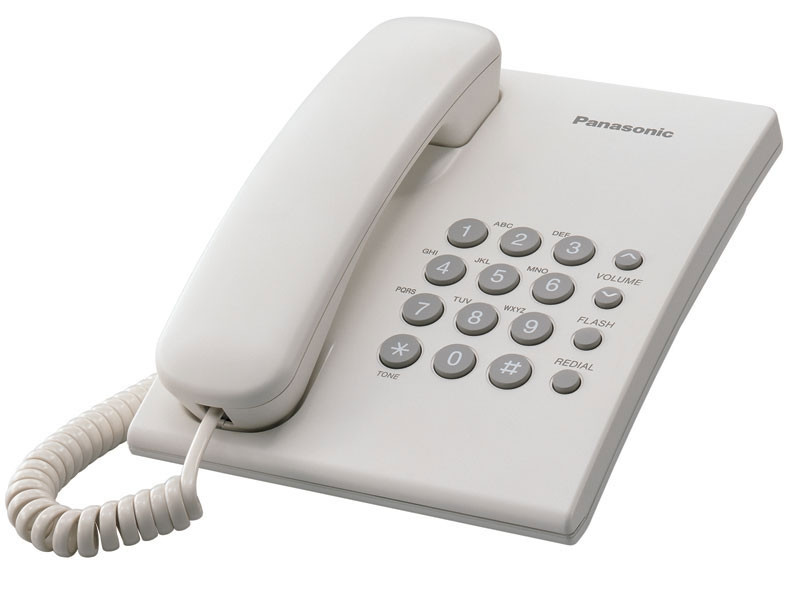 Проводной телефонный аппарат Panasonic KX-TS2350RUW(работаем с юр лицами и ИП)