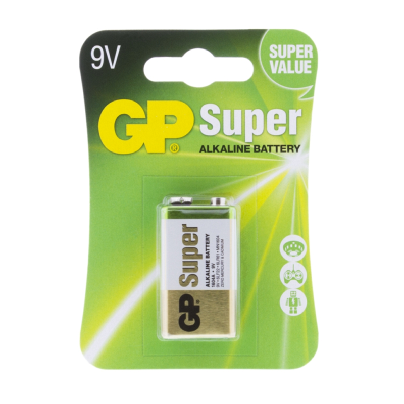 GP Super 6LR61/1604A Эл. питания - фото 1 - id-p113243646