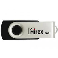 USB флэш-накопитель Mirex SWIVEL BLACK 8GB(работаем с юр лицами и ИП)