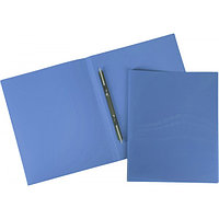 Папка с пружинным cкоросшивателем Berlingo "Line", 14мм, 500мкм, арт. AHn_00402, цвет синий(работаем с юр